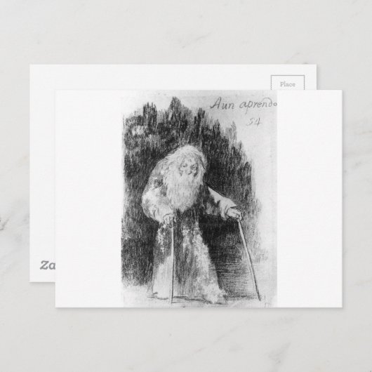 私は今もフランシ学スコ・ゴヤの傍にいる ポストカード (正面/裏面)