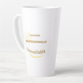 私は今やプロの手に入らない カフェラテマグ (左アングル)