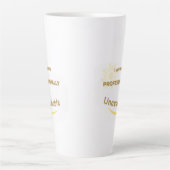 私は今やプロの手に入らない カフェラテマグ (正面)