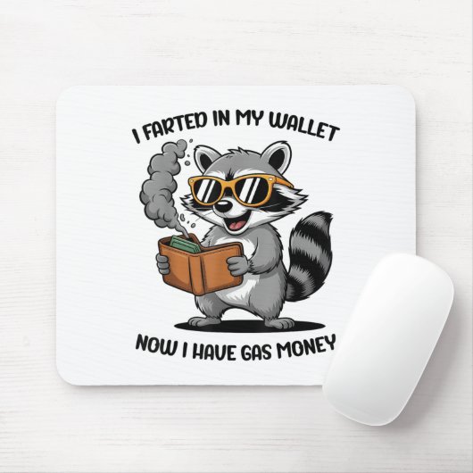 私は今や財布でガスマネーのRacを持っおもしろいている マウスパッド (マウス)