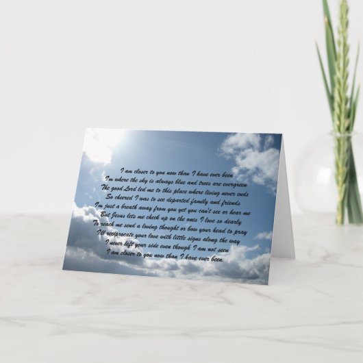 私は今よりあなたに近い… カード (正面)