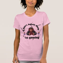 私は今ゲームをゲーム中に大人になることができない Tシャツ