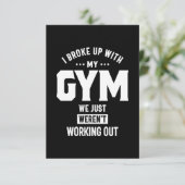 私は今働いていなかった私のジムと別れた 出欠カード (スタンド正面)