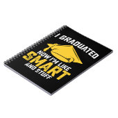 私は今卒業し、頭が切れる物卒業 ノートブック (左側)