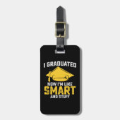 私は今卒業し、頭が切れる物卒業 ラゲッジタグ (正面縦)