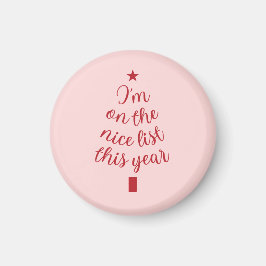 私は今年は正しいリストに載っている マグネット