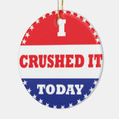 私は今日それを壊した セラミックオーナメント (左)