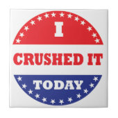 私は今日それを壊した タイル (正面)