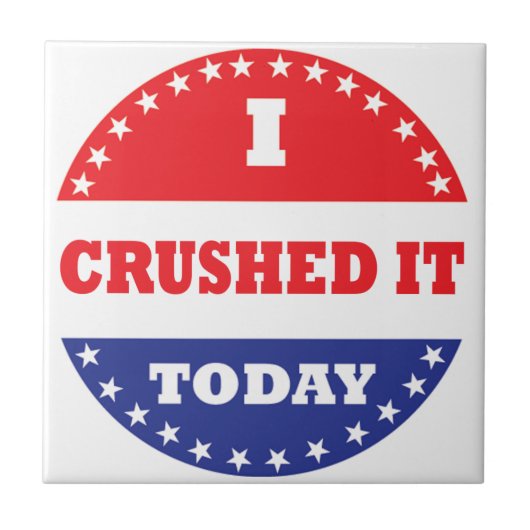 私は今日それを壊した タイル (正面)