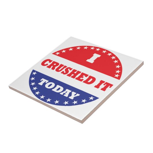 私は今日それを壊した タイル (側面)