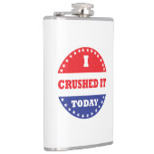 私は今日それを壊した フラスク (右)