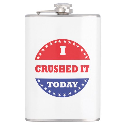 私は今日それを壊した フラスク (正面)