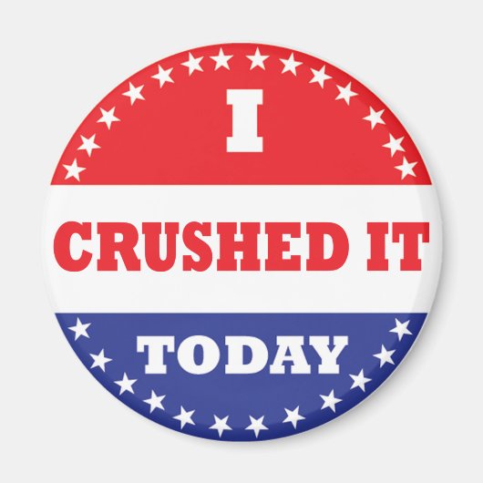 私は今日それを壊した マグネット (正面)