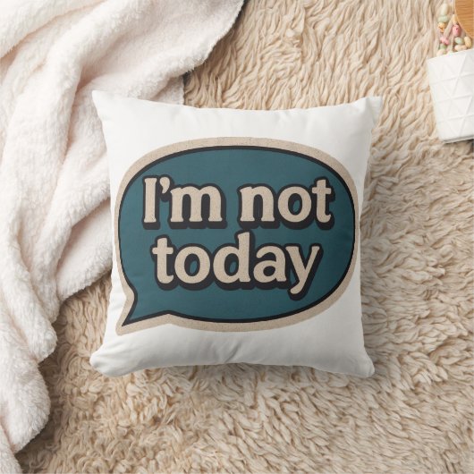 私は今日ではない クッション (ブランケット)