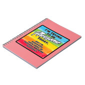 私は今日になろうとしてい素晴らしる ノートブック (左側)