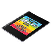 私は今日になろうとしてい素晴らしる ノートブック (左側)