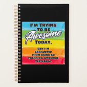 私は今日になろうとしてい素晴らしる プランナー手帳 (正面)