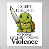私は今日のように眠って暴力Tuを選ぶ ポスター (正面)