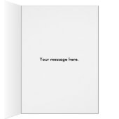 私は今日のグリーティングカーおもしろいドが大人にならない (内側 (右))