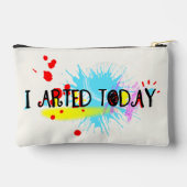 私は今日のパンおもしろいを放火 アクセサリーポーチ (裏面)