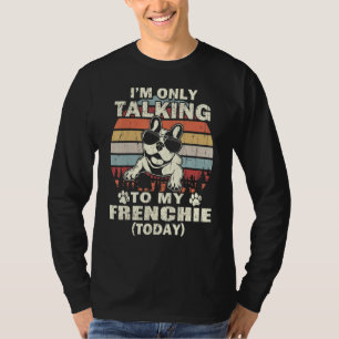 私は今日のフランス語しか話していないヴィンテージ Tシャツ