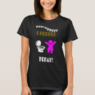 私は今日の女性青年女子の子供と幼児をポッポ Tシャツ