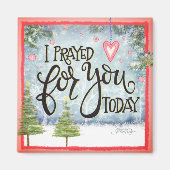 私は今日の祈クリスマスのインスピリチューションを教えて マグネット (正面)