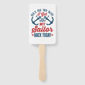 私は今日の軍隊に戻る私の船員を得る ハンドファン (裏面)