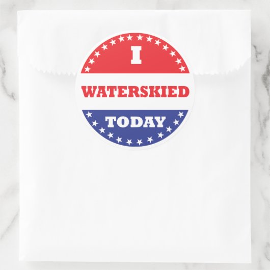 私は今日はウォータースキーを打った ラウンドシール (バッグ)