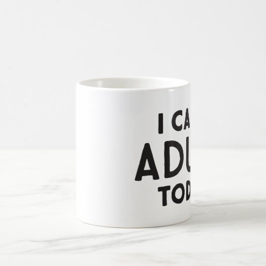 私は今日はコーヒーマグが大人にならない コーヒーマグカップ (中央)