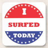 私は今日はサーフィンをした コースター (正面)