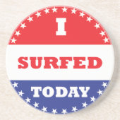 私は今日はサーフィンをした コースター (正面)