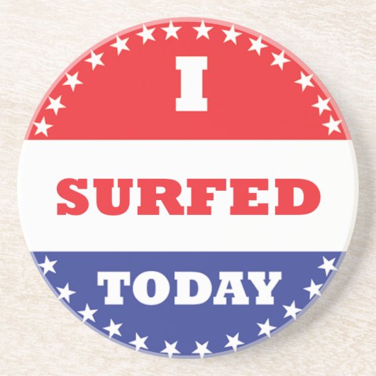 私は今日はサーフィンをした コースター (正面)