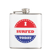 私は今日はサーフィンをした フラスク (正面)