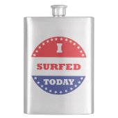 私は今日はサーフィンをした フラスク (正面)