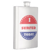 私は今日はサーフィンをした フラスク (右)