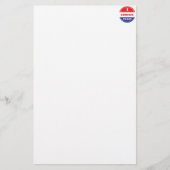 私は今日はサーフィンをした 便箋 (正面)