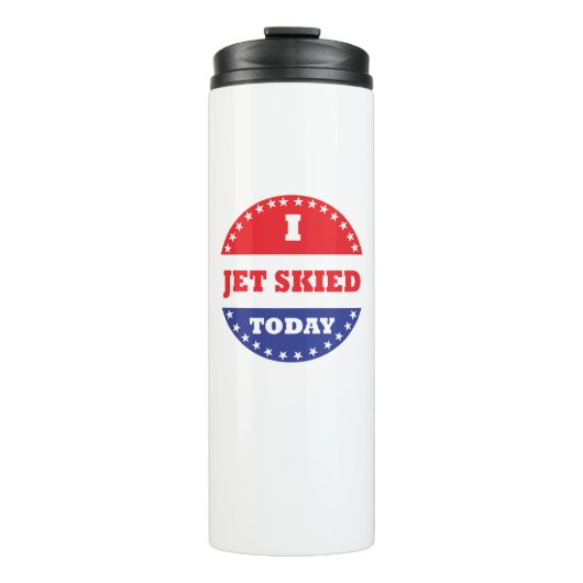 私は今日はジェット機で滑った タンブラー (正面)