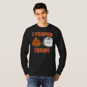 私は今日はチンカンなウンチをした Tシャツ (正面フル)
