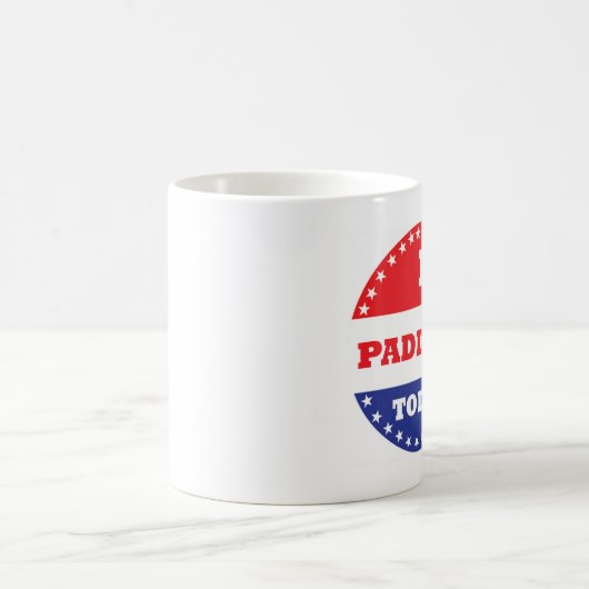 私は今日はパドルを漕いだ コーヒーマグカップ (中央)