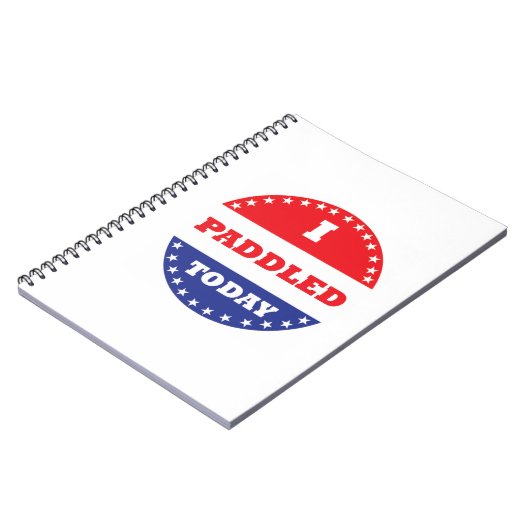 私は今日はパドルを漕いだ ノートブック (左側)