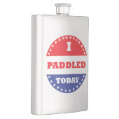 私は今日はパドルを漕いだ フラスク (右)