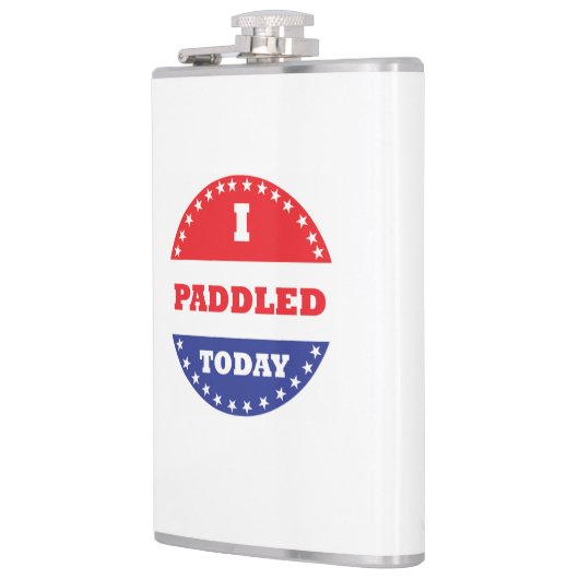 私は今日はパドルを漕いだ フラスク (左)