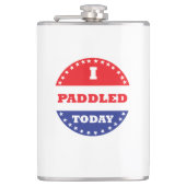 私は今日はパドルを漕いだ フラスク (正面)