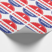 私は今日はパドルを漕いだ ラッピングペーパー (角)