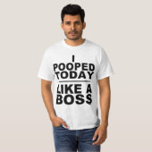 私は今日はボスのように歩いた Tシャツ (正面フル)