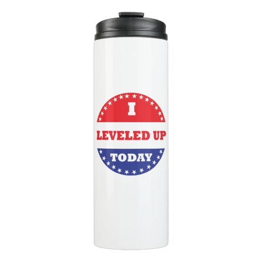 私は今日はレベルアップした タンブラー (正面)