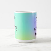 私は今日は何を作ろうか。コーヒカラフルーマググ コーヒーマグカップ (中央)