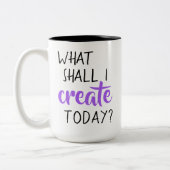 私は今日は何を作ろうか。コーヒーマグ ツートーンマグカップ (左)