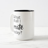 私は今日は何を作ろうか。コーヒーマグ ツートーンマグカップ (正面左)